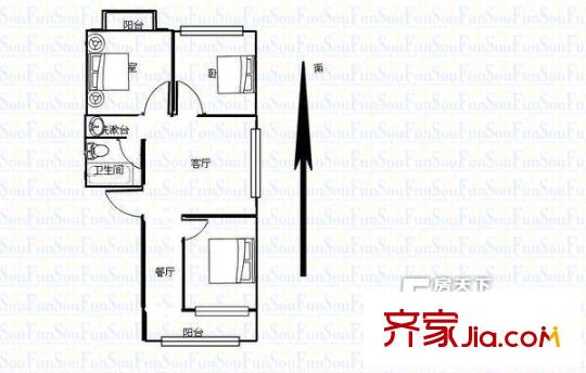 太原 恒運(yùn)通商廈 戶型圖