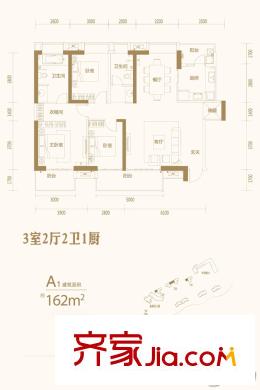 純水岸?東湖T29、T30、T31A1戶型 3室2廳2衛(wèi)1廚