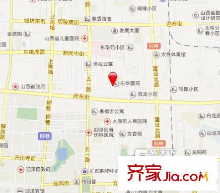 東華警苑交通圖太原  