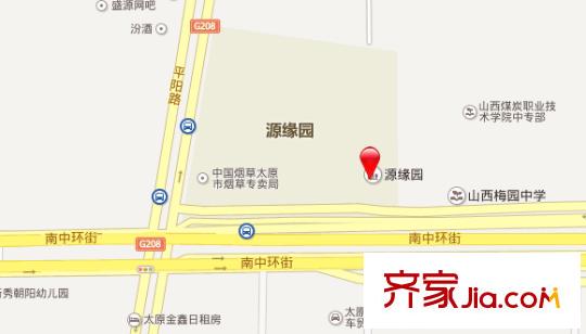 源緣園交通圖太原  