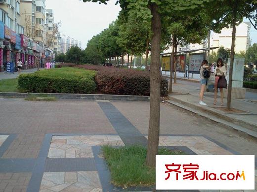 尚都一品尚邸周邊公交站前小路實景圖(20130117) 