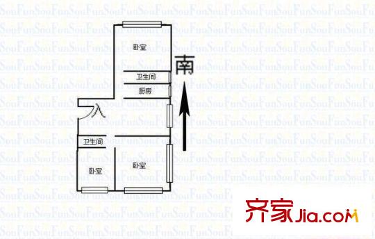 太原 省電建宿舍 戶型圖