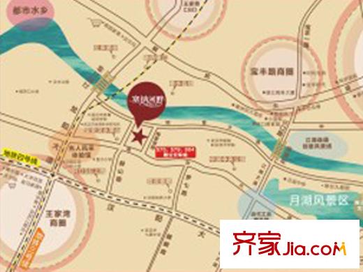 塞納河畔區(qū)位圖