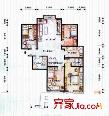 太原 美麗新世界 戶型圖
