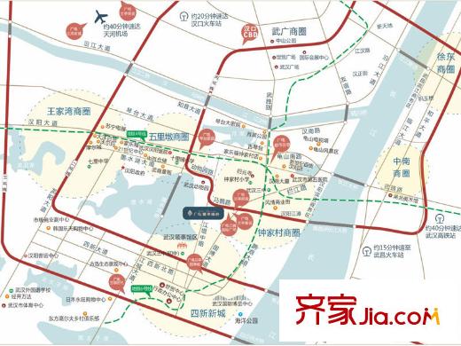 廣電蘭亭瓏府交通圖
