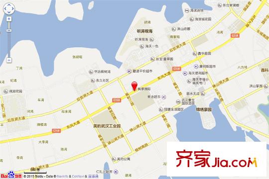 楓景國際公寓電子地圖