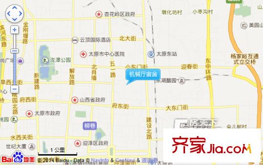 機(jī)械廳宿舍交通圖太原  