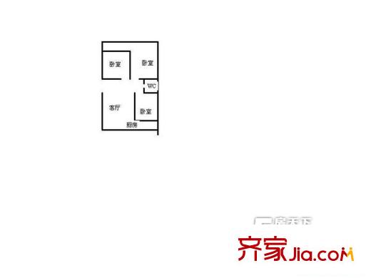 太原 后鐵匠巷房地局宿舍 戶型圖