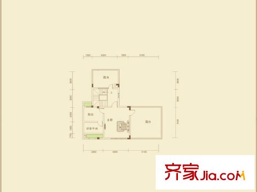 中冶南方韻湖首府25-47號(hào)樓G2戶型三層 4室2廳2衛(wèi)1廚