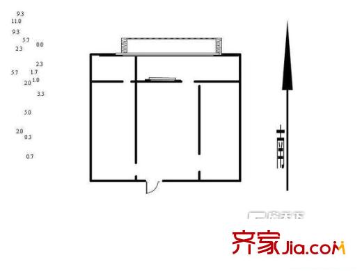 太原 鴻峰花園 戶型圖