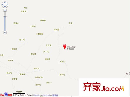 薄刀峰云端山莊交通圖