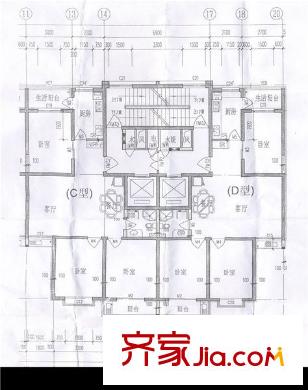 長風(fēng)欣中苑 3室 戶型圖