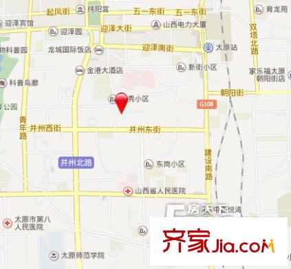 并州東街工商銀行宿舍交通圖太原  