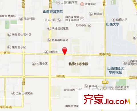 北辰苑交通圖太原  