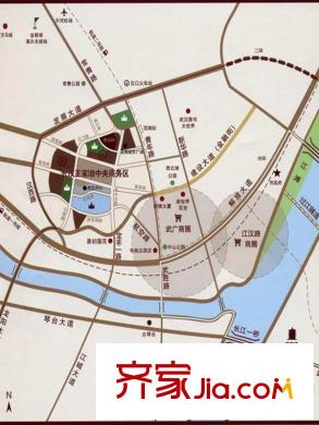 泛海國際居住區(qū)區(qū)位圖