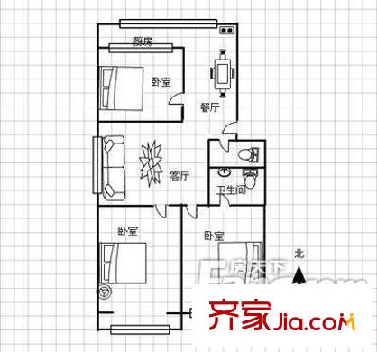 太原 物價局宿舍 戶型圖