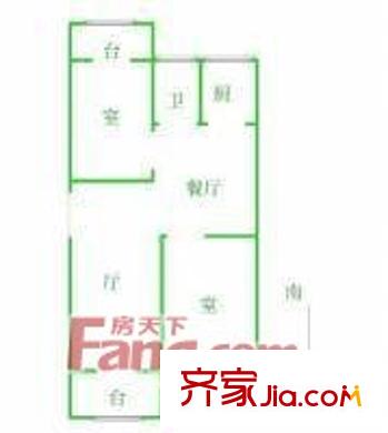 太原 市人行宿舍 戶(hù)型圖