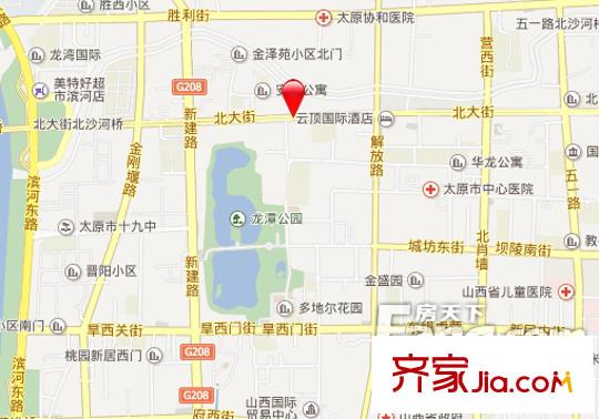 市人行宿舍交通圖太原  
