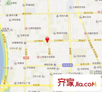 樹脂廠住宅樓交通圖太原  
