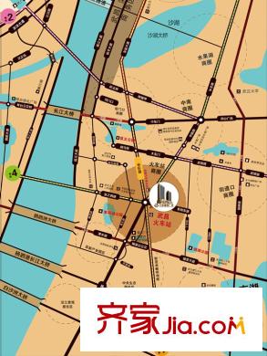 萬金國際廣場交通區(qū)位圖