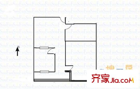 世紀(jì)花苑 3室 戶(hù)型圖