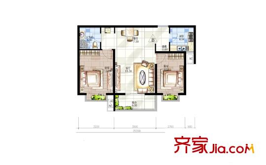 太原 榮興天平苑 戶型圖