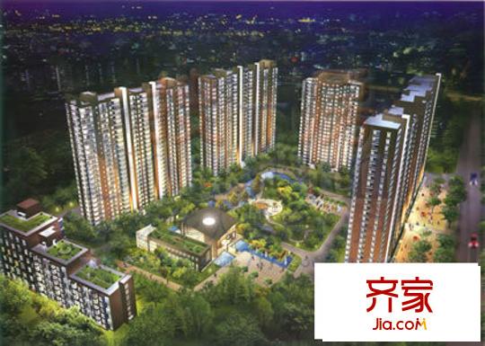 榮御原上園外景圖太原  周邊配套圖