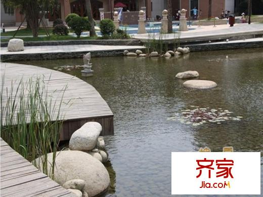 臥龍麗景灣三期小區(qū)水池（20121006）