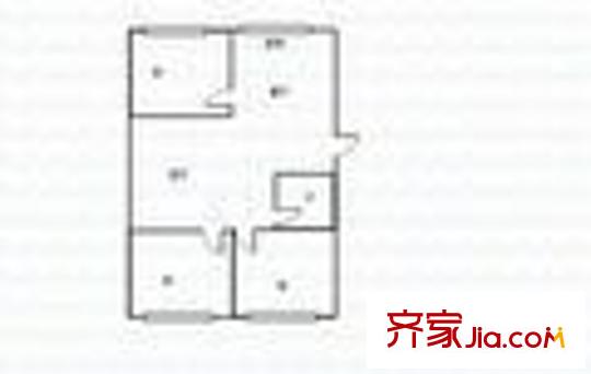 景秀苑 3室 戶型圖