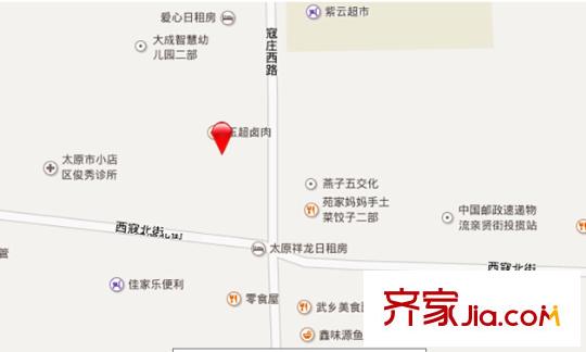 鍋爐廠宿舍交通圖太原  