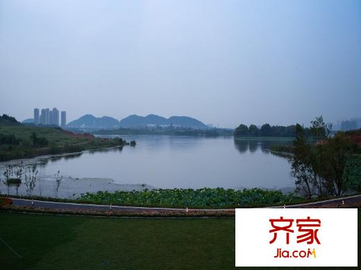 綠地美湖湖邊小道（20140723）