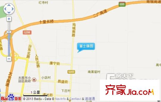 富士康園交通圖太原  