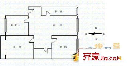 太原 東瑞小區(qū) 戶型圖