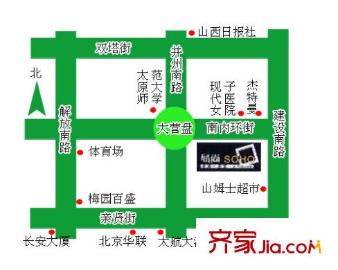 易尚SOHO交通圖