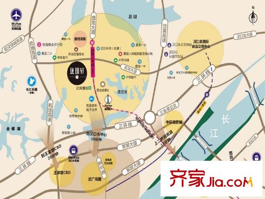 瓏平方米軒區(qū)位圖
