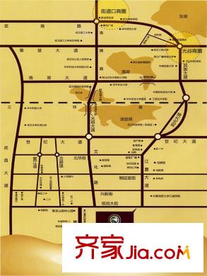 中建龍城交通圖
