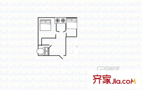 太原 山西省水產(chǎn)科學(xué)研究院宿舍 戶型圖
