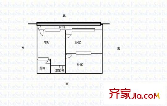 水峪花苑 0室 戶型圖