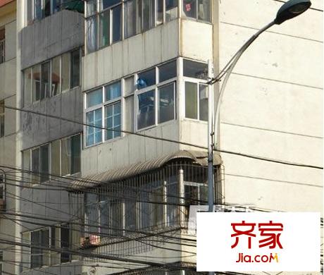 青山苑小區(qū)外景圖太原  