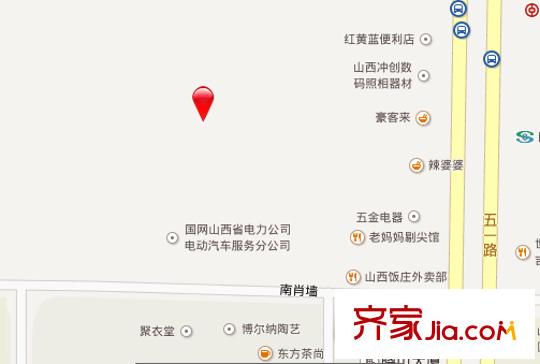 柳北熱力公司宿舍交通圖太原  
