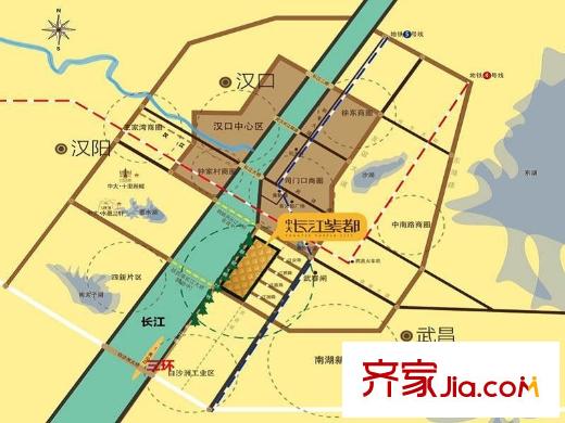 中大長江紫都六期小區(qū)區(qū)位圖