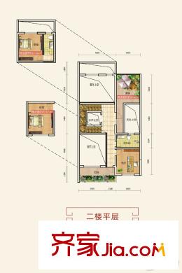 菩提苑503、504#樓N戶型二樓 6室2廳5衛(wèi)1廚