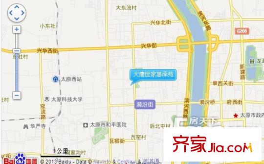 惠澤家園交通圖太原  