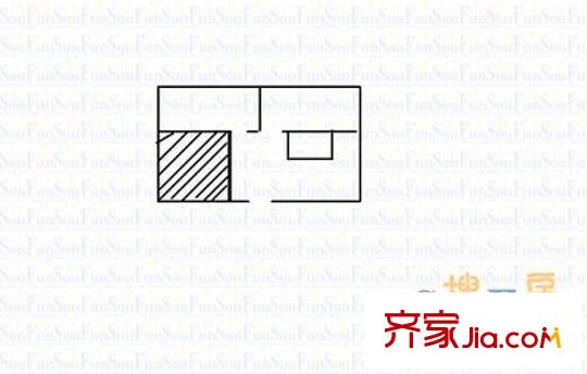紡織廳宿舍 2室 戶型圖