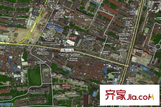 中南SOHO城衛(wèi)星地圖