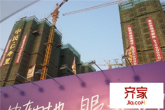 中民仁壽里2#和1#樓在建實景(20150321)
