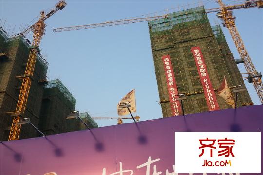 中民仁壽里2#和1#在建實景(20150321)