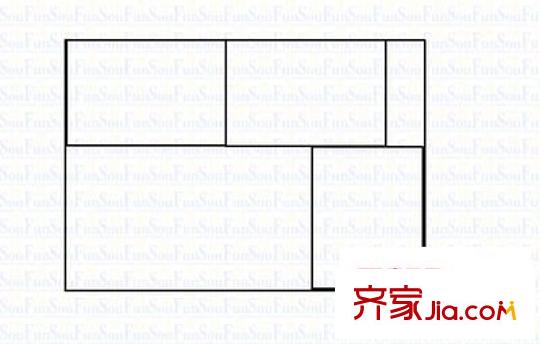 宜佳公寓 3室 戶型圖