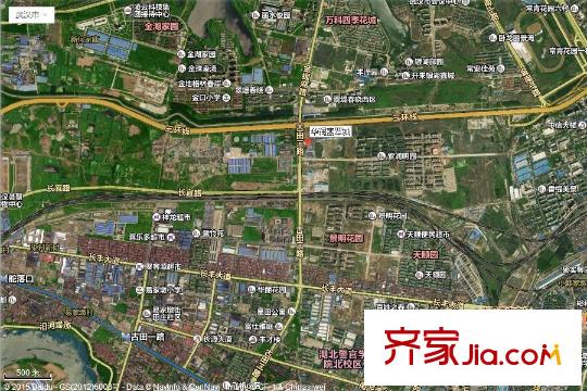 華潤翡翠城區(qū)位圖