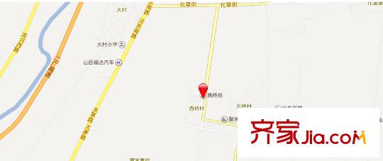 西橋苑小區(qū)交通圖太原  
